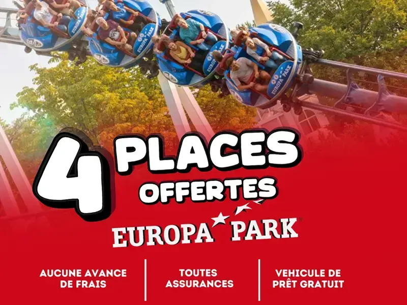 Changez votre pare-brise et partez à Europa Park !